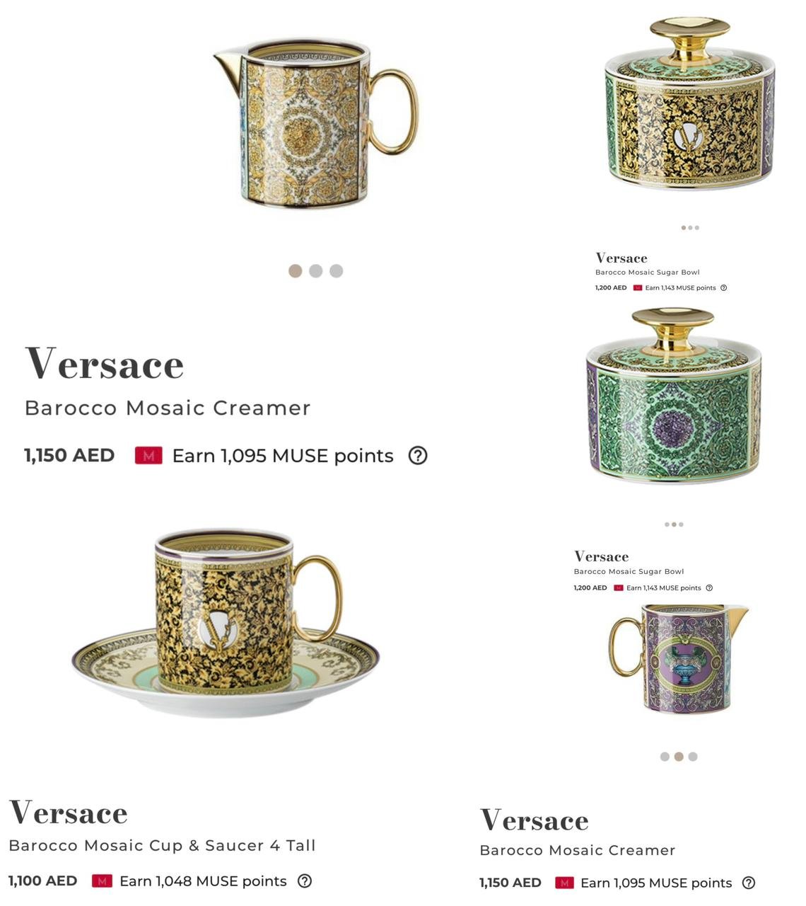 Versace Barocco Mosaic tea set - Image 2 of 3